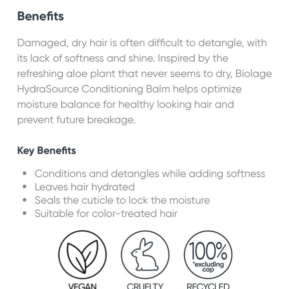 Biolage Hydra Source Conditioning Balm for Dry Hair - Picture 4 of 5